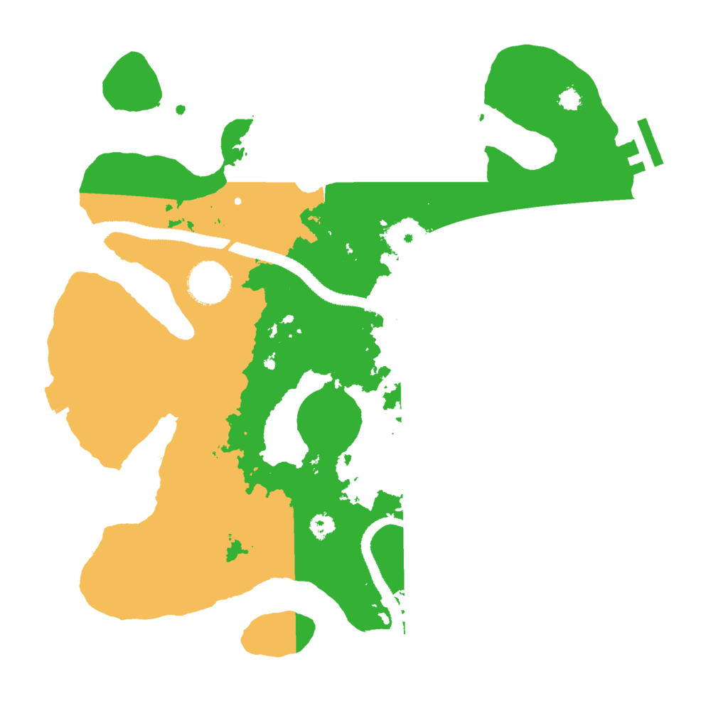 Biome Rust Map: Procedural Map, Size: 3000, Seed: 644221