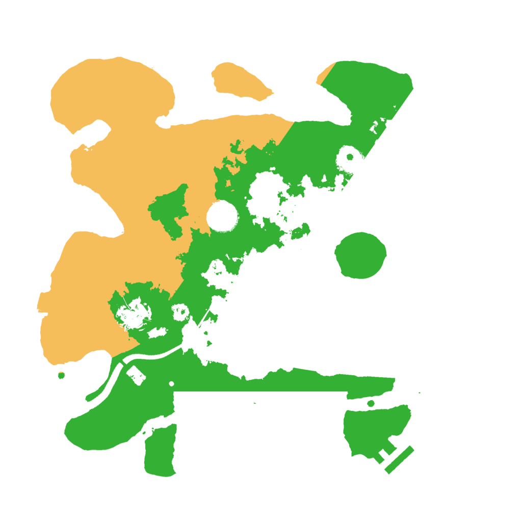 Biome Rust Map: Procedural Map, Size: 3000, Seed: 22549