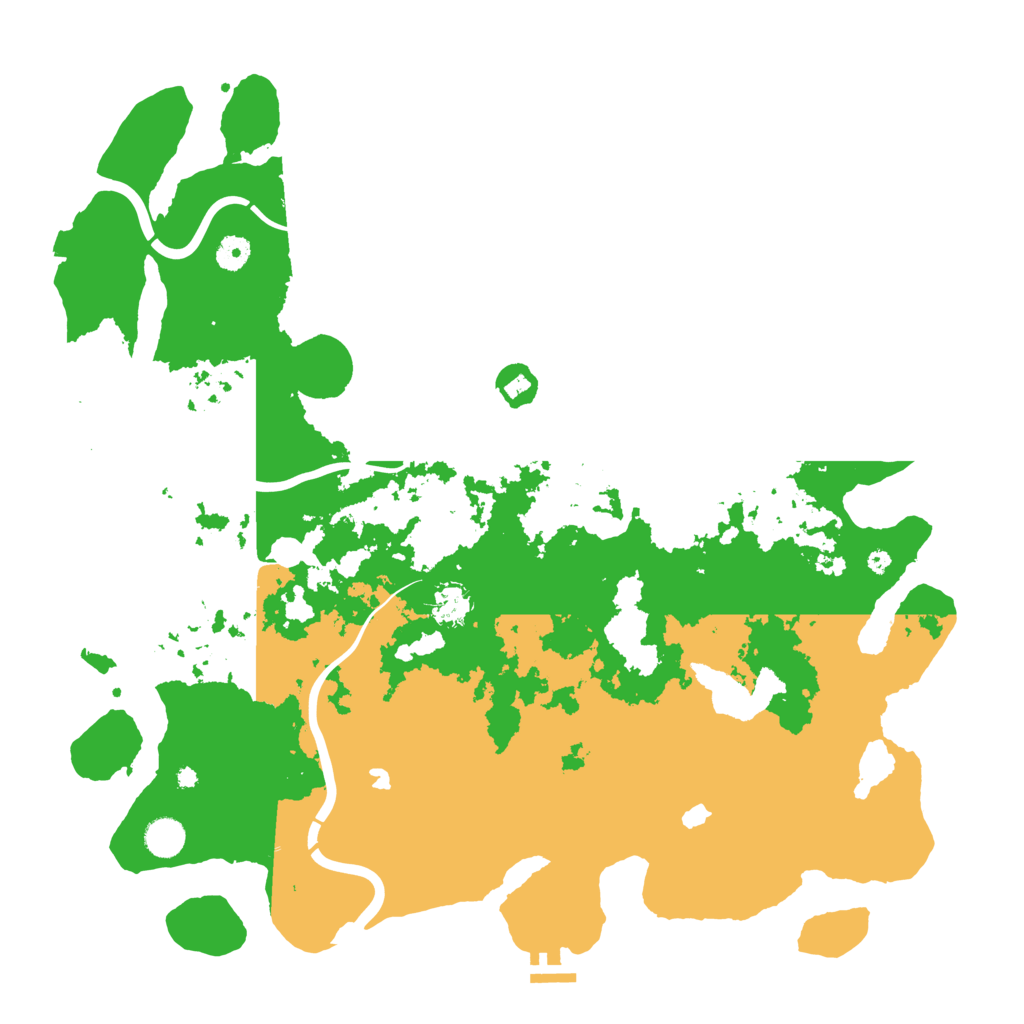Biome Rust Map: Procedural Map, Size: 4500, Seed: 720729155