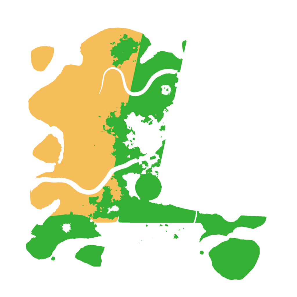 Biome Rust Map: Procedural Map, Size: 3000, Seed: 1066081842
