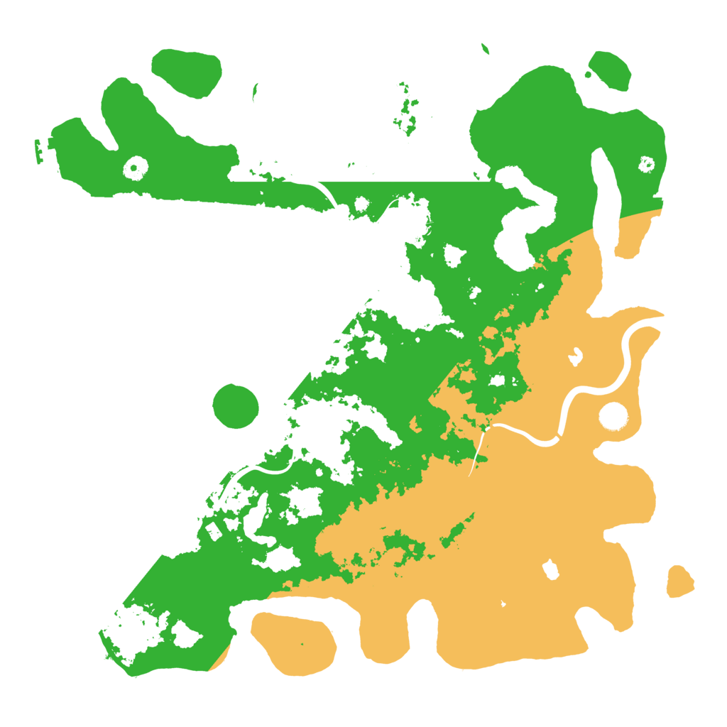 Biome Rust Map: Procedural Map, Size: 4500, Seed: 116926385