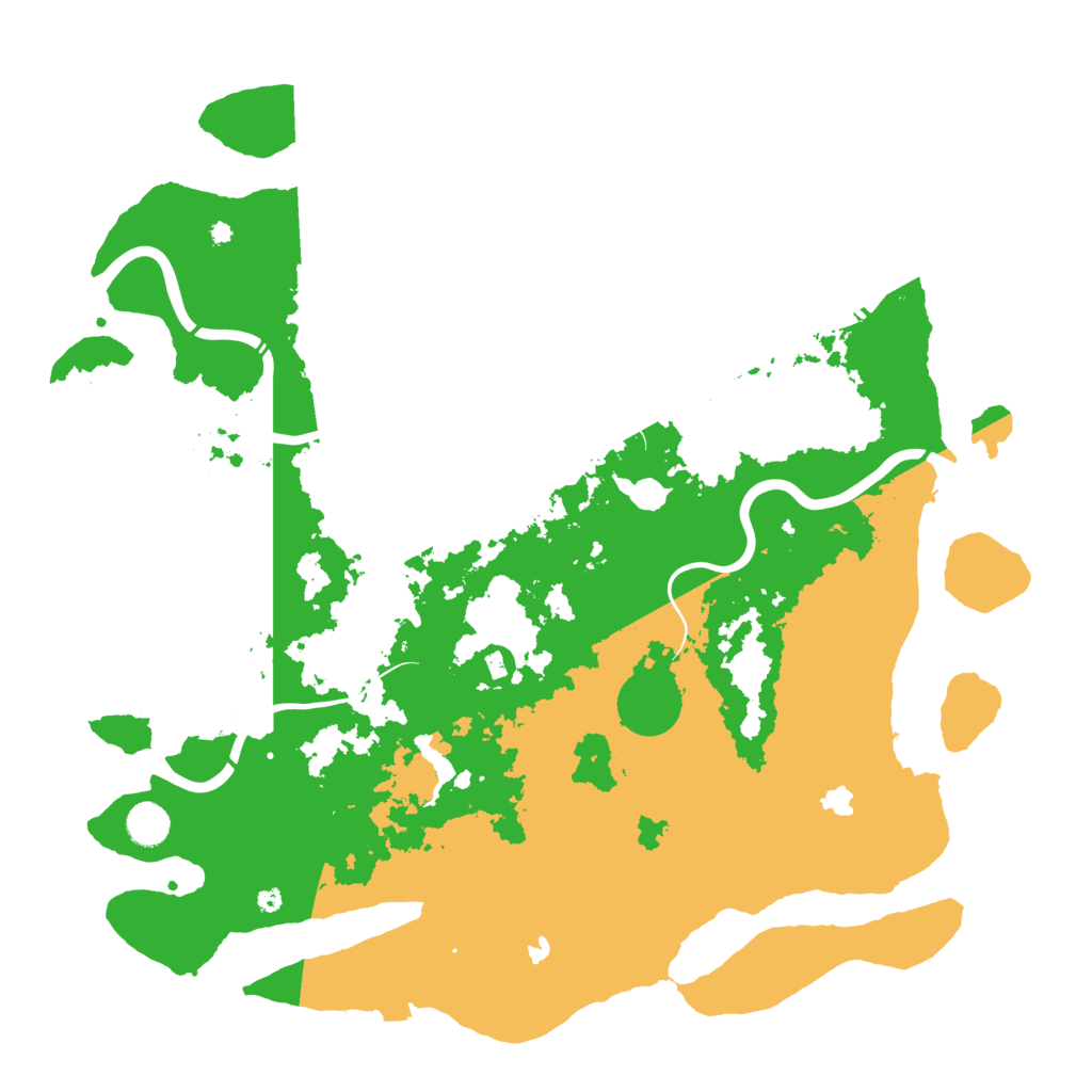 Biome Rust Map: Procedural Map, Size: 4500, Seed: 2025090601