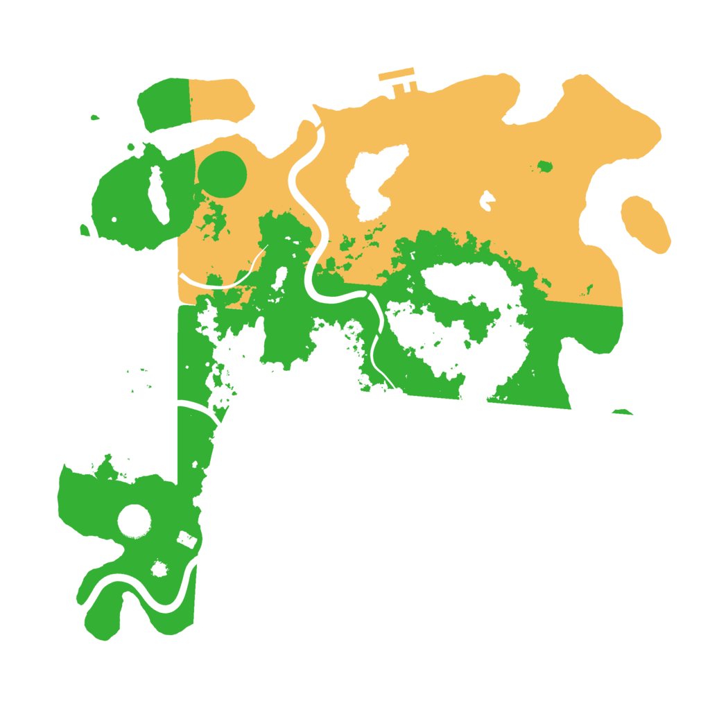 Biome Rust Map: Procedural Map, Size: 4000, Seed: 97372