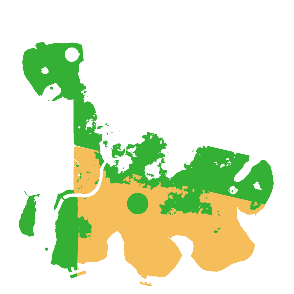 Biome Rust Map: Procedural Map, Size: 3650, Seed: 181260