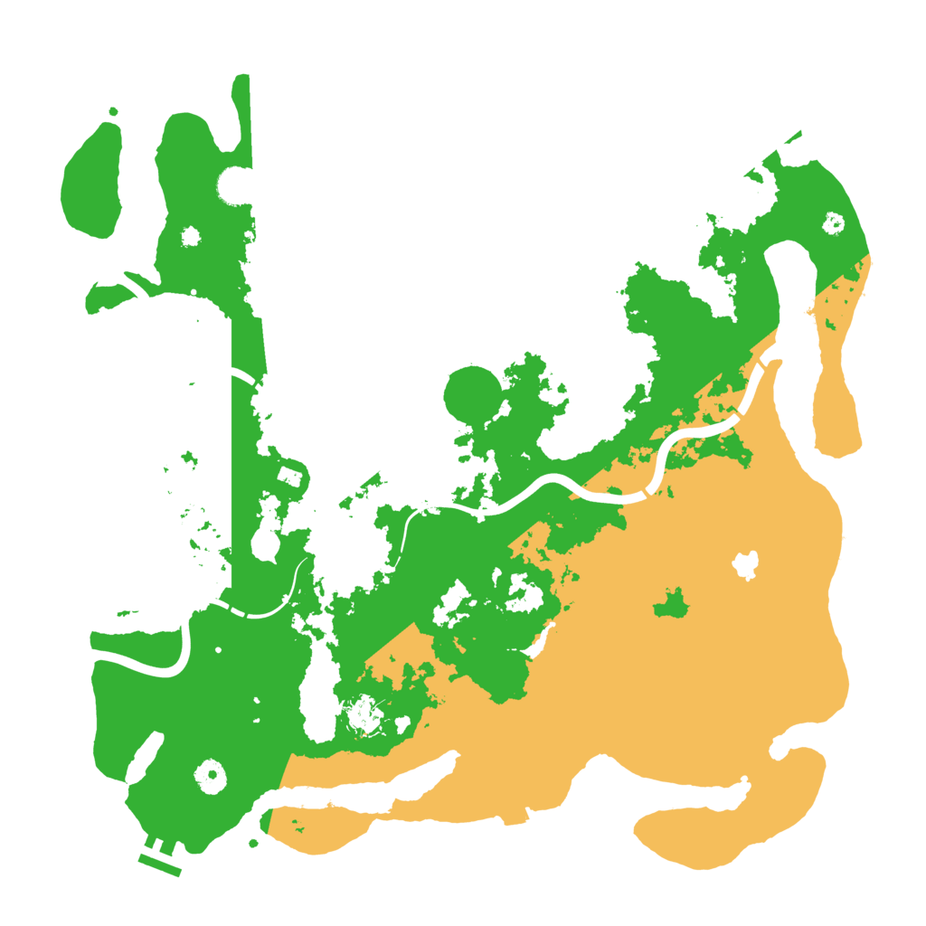 Biome Rust Map: Procedural Map, Size: 4250, Seed: 153245