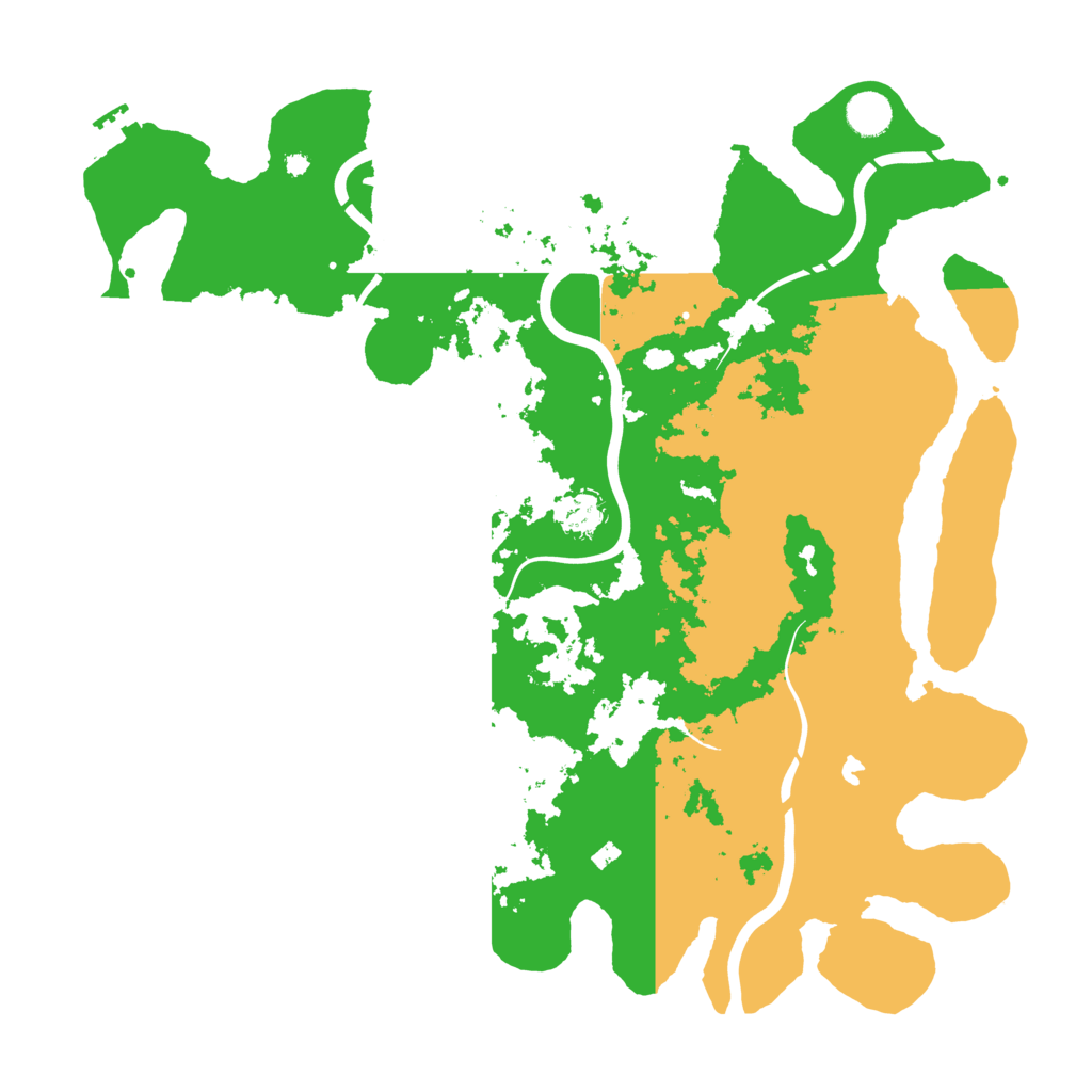 Biome Rust Map: Procedural Map, Size: 4250, Seed: 5421259