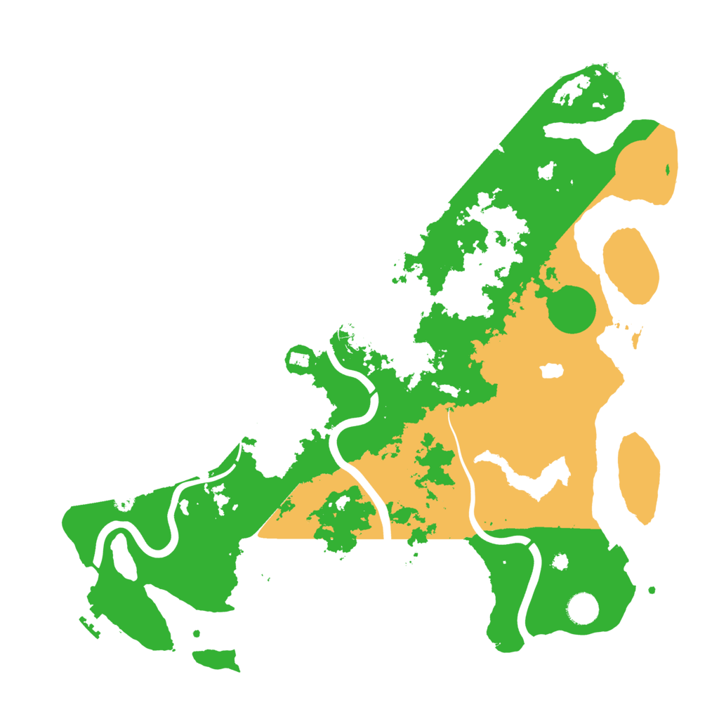 Biome Rust Map: Procedural Map, Size: 4000, Seed: 998166