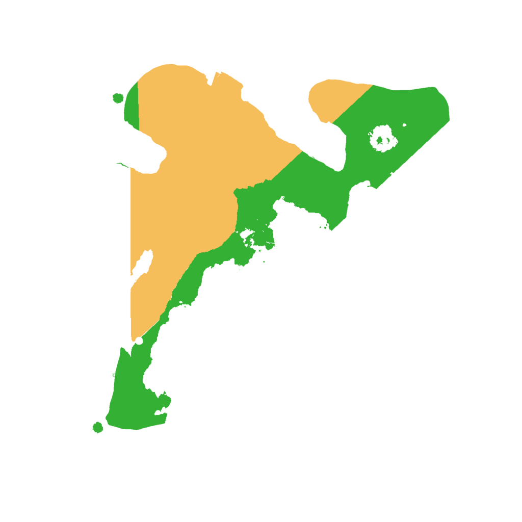 Biome Rust Map: Procedural Map, Size: 2000, Seed: 93255690
