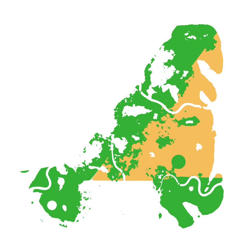 Biome Rust Map: Procedural Map, Size: 4500, Seed: 1571256173
