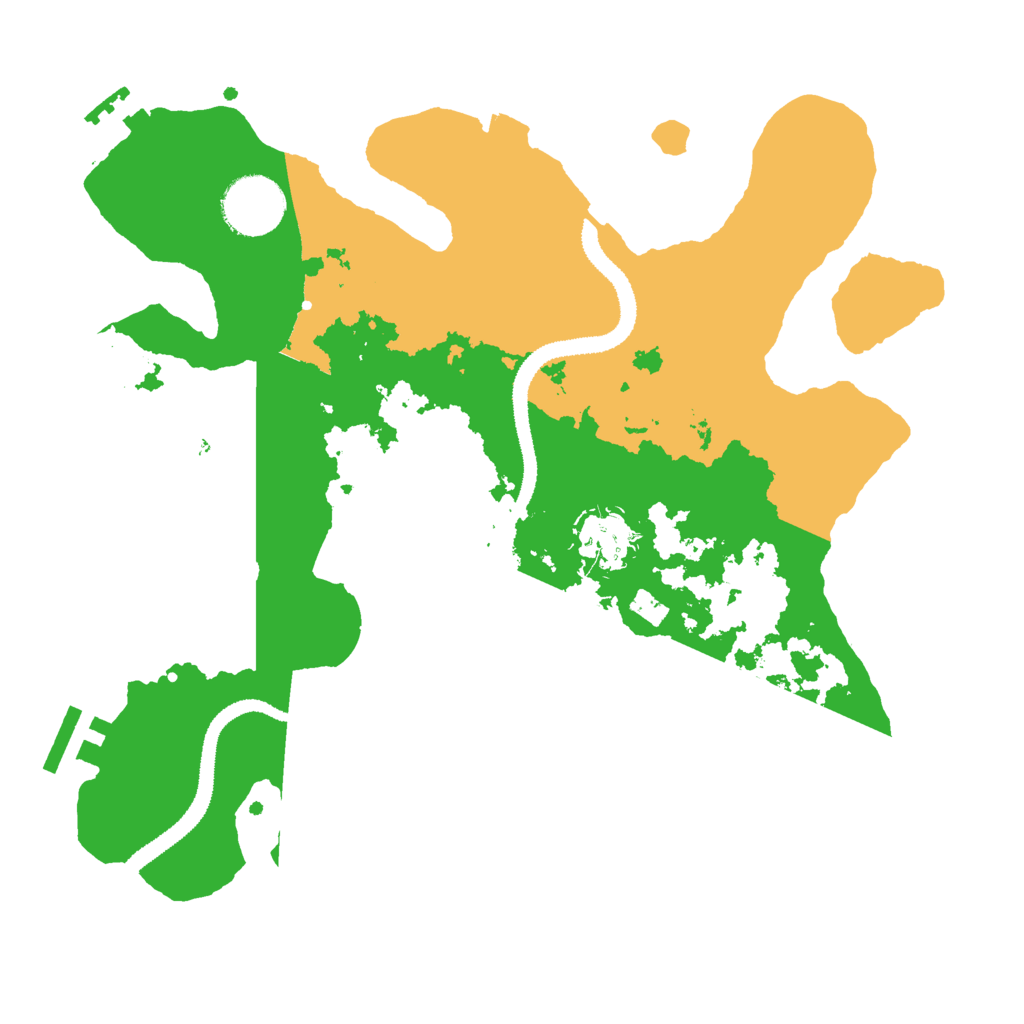 Biome Rust Map: Procedural Map, Size: 3000, Seed: 310230870