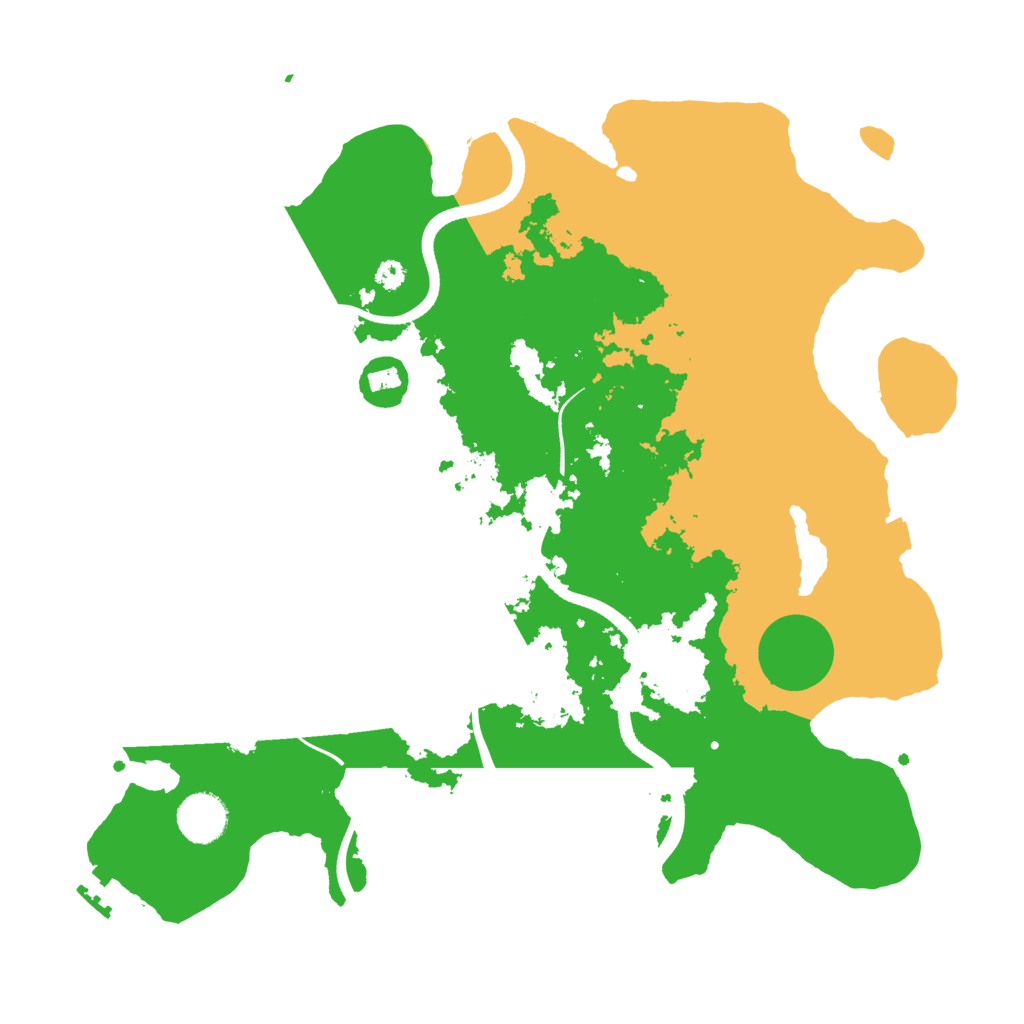 Biome Rust Map: Procedural Map, Size: 3600, Seed: 649861369