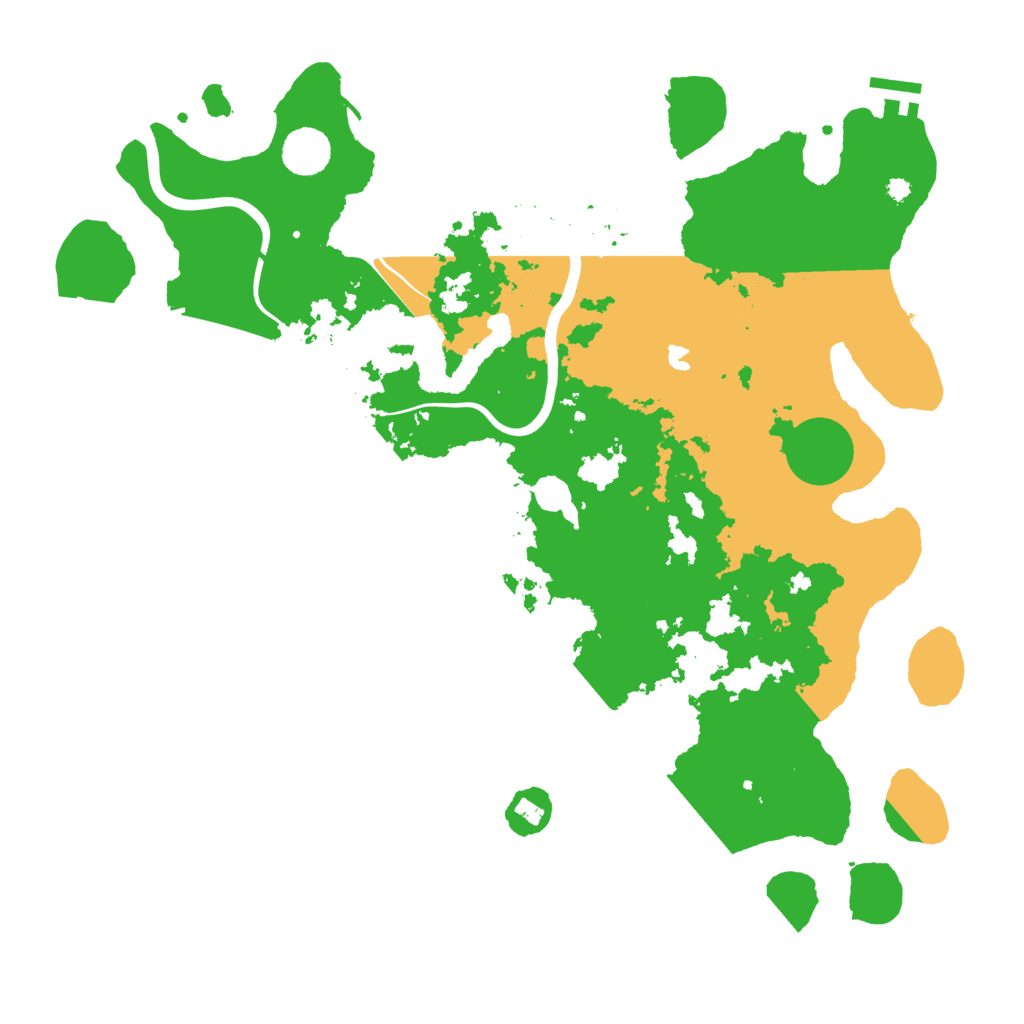 Biome Rust Map: Procedural Map, Size: 4000, Seed: 230350659