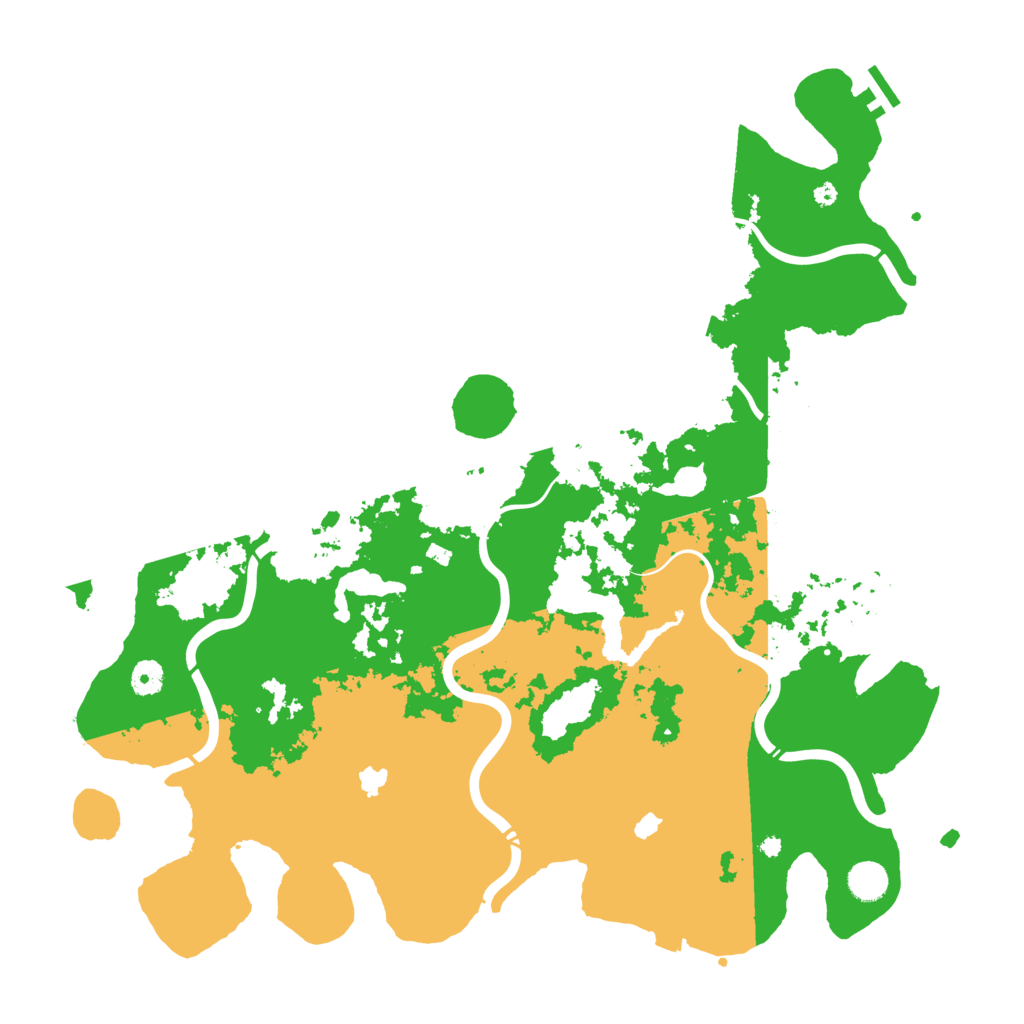 Biome Rust Map: Procedural Map, Size: 4500, Seed: 225192698