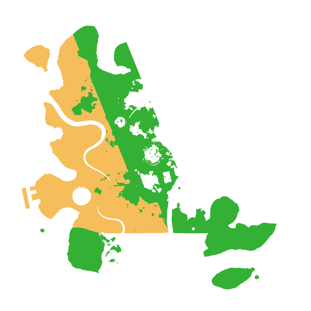 Biome Rust Map: Procedural Map, Size: 3000, Seed: 14660