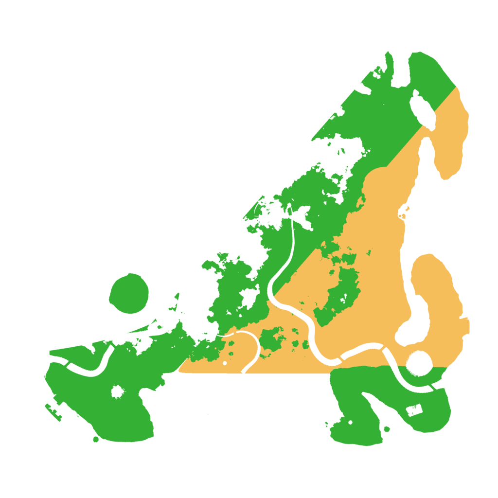 Biome Rust Map: Procedural Map, Size: 3500, Seed: 111751432