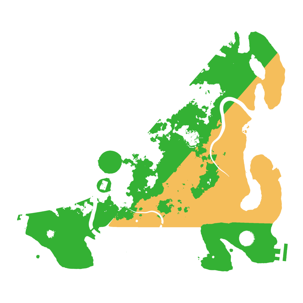 Biome Rust Map: Procedural Map, Size: 3500, Seed: 111751432