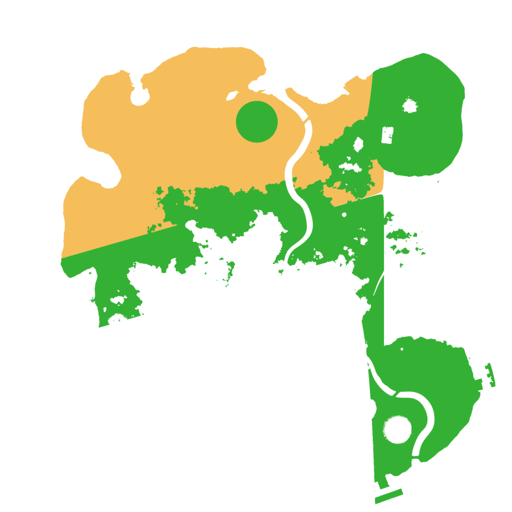 Biome Rust Map: Procedural Map, Size: 3250, Seed: 408261837