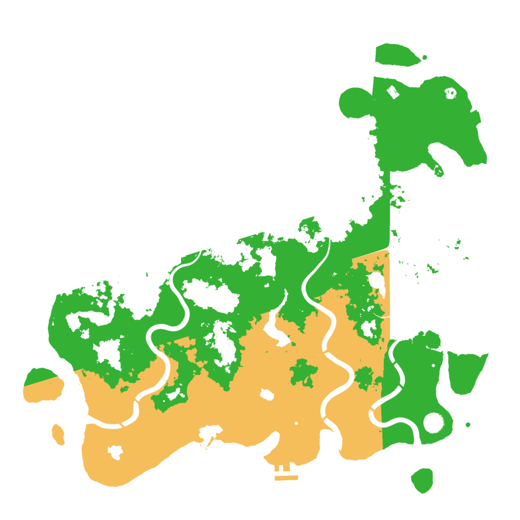 Biome Rust Map: Procedural Map, Size: 4500, Seed: 859442434