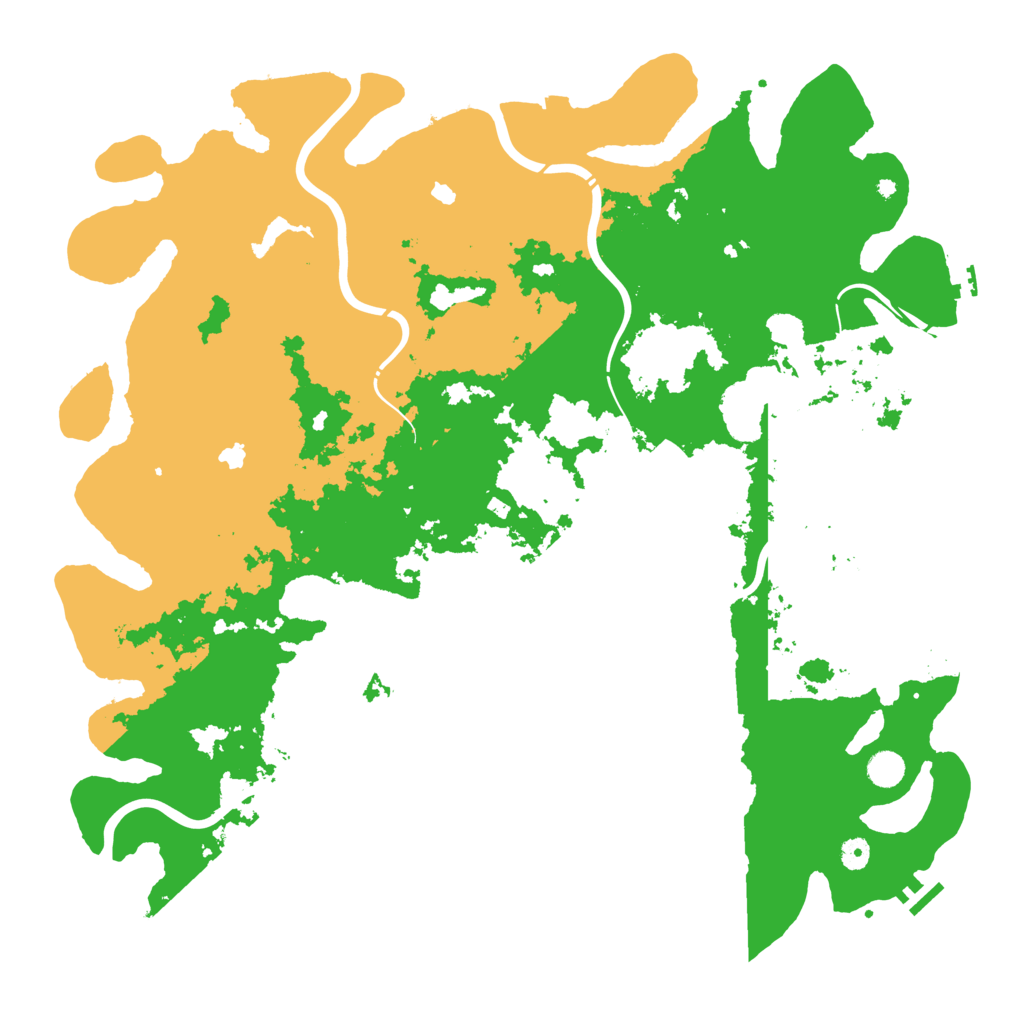 Biome Rust Map: Procedural Map, Size: 5000, Seed: 1789546011