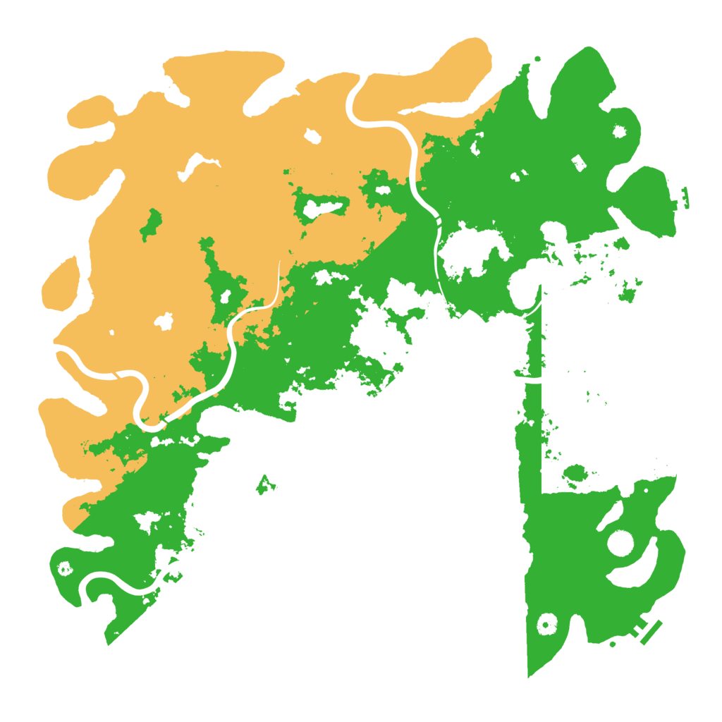 Biome Rust Map: Procedural Map, Size: 5000, Seed: 1789546011
