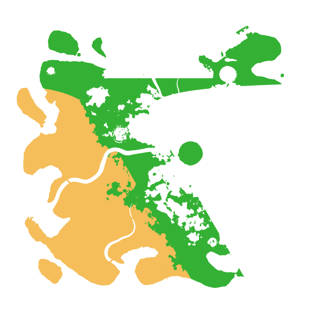 Biome Rust Map: Procedural Map, Size: 3500, Seed: 272051634