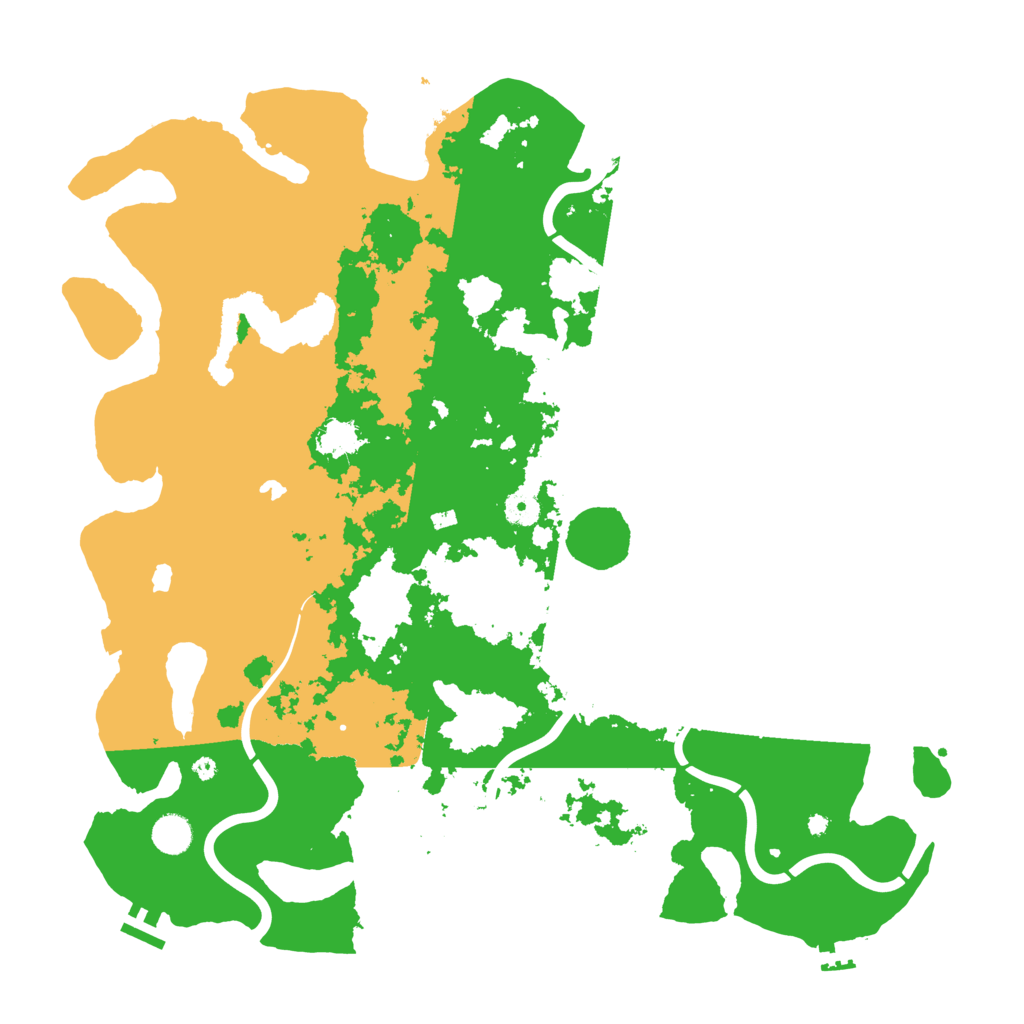 Biome Rust Map: Procedural Map, Size: 4500, Seed: 1903452968