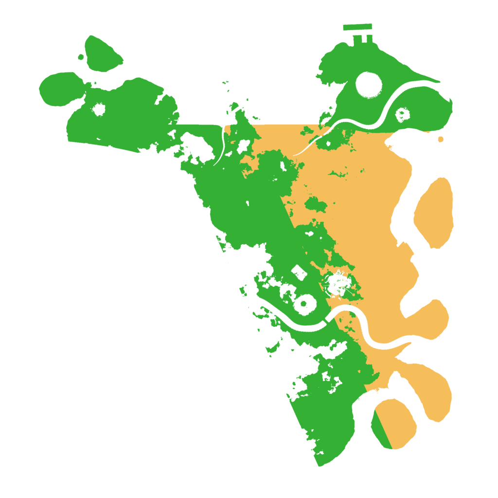Biome Rust Map: Procedural Map, Size: 3500, Seed: 738076986