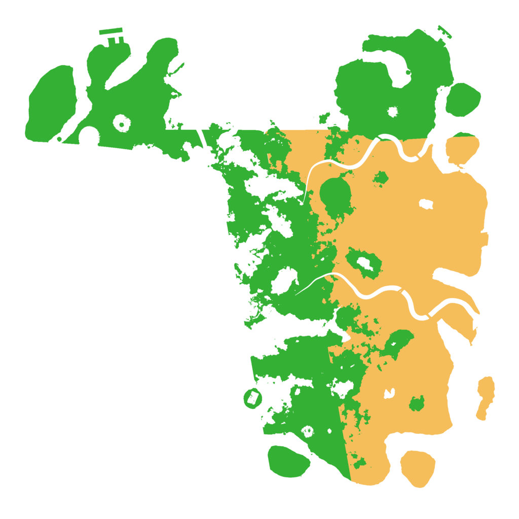 Biome Rust Map: Procedural Map, Size: 4500, Seed: 195995390