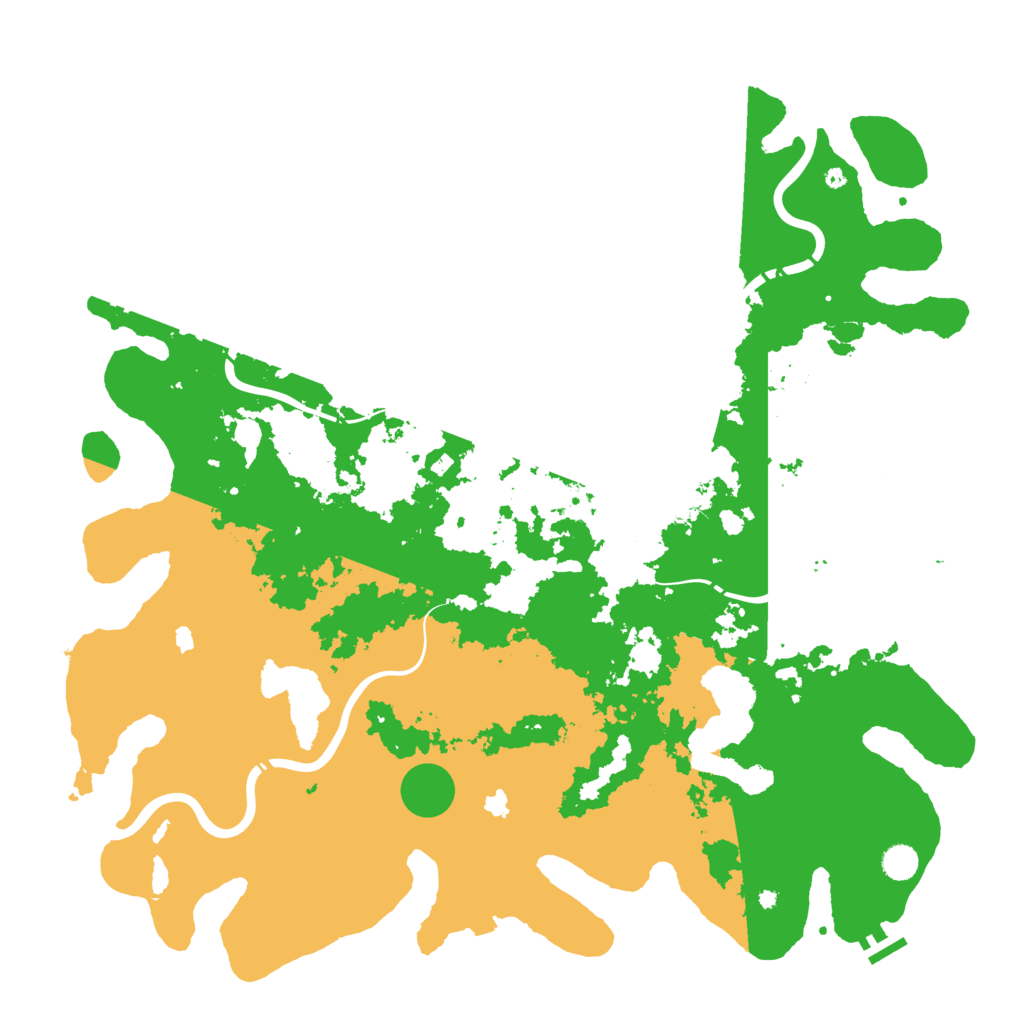 Biome Rust Map: Procedural Map, Size: 5000, Seed: 696003841