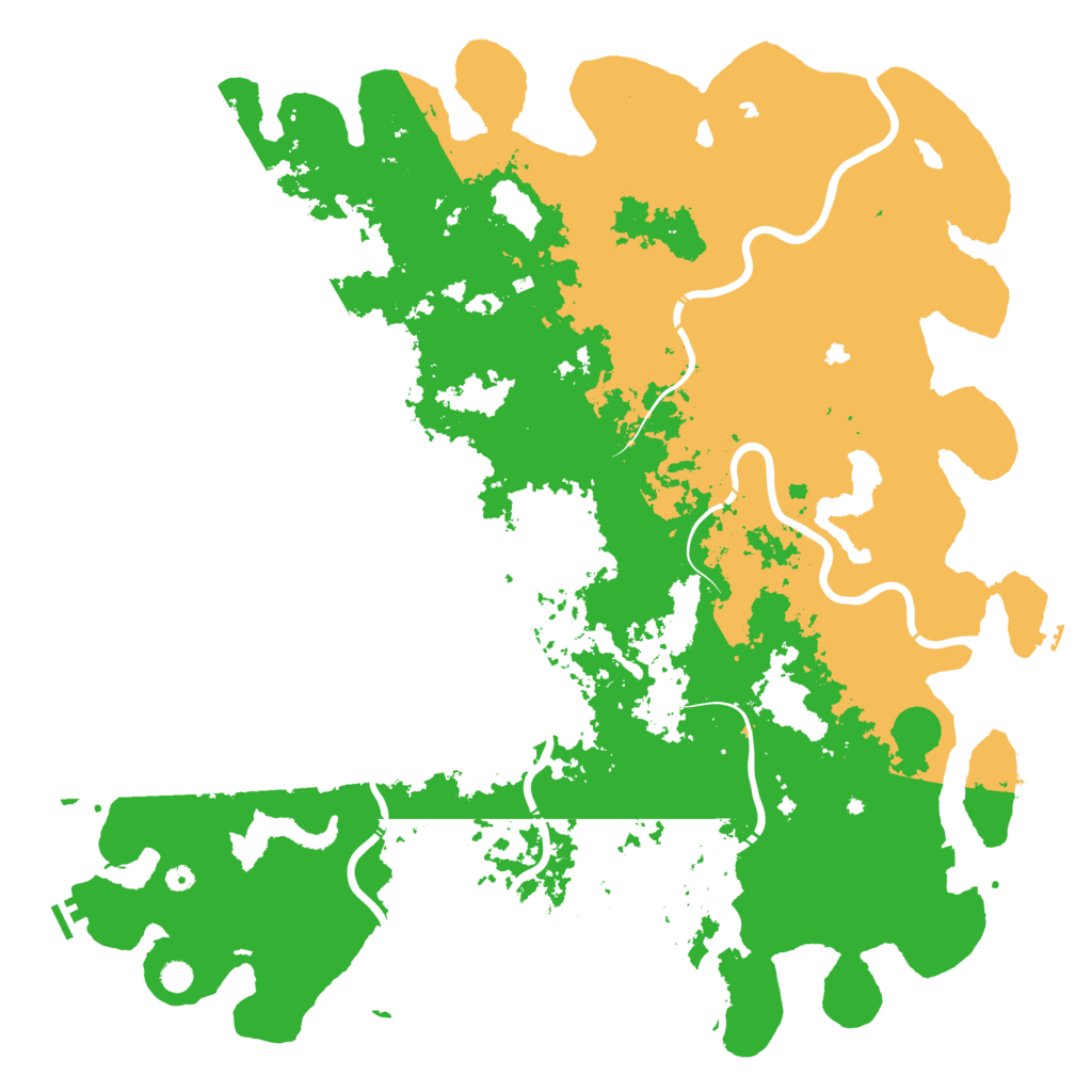 Biome Rust Map: Procedural Map, Size: 6000, Seed: 10948