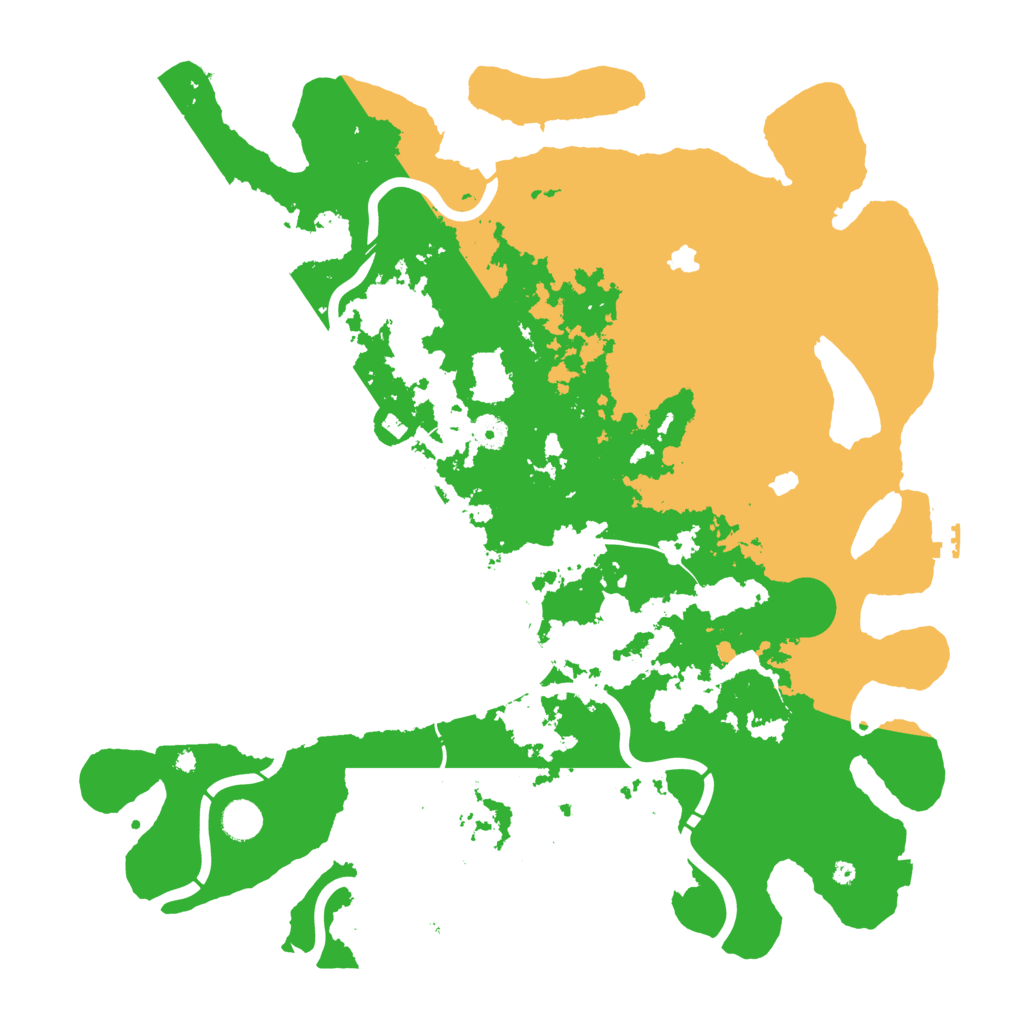 Biome Rust Map: Procedural Map, Size: 4500, Seed: 285453381