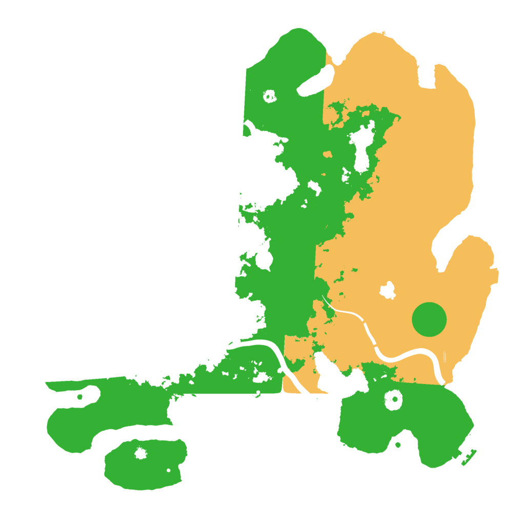 Biome Rust Map: Procedural Map, Size: 4000, Seed: 525783367