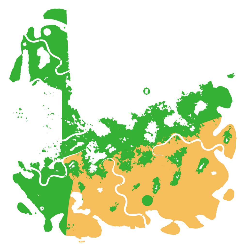 Biome Rust Map: Procedural Map, Size: 6000, Seed: 164552684
