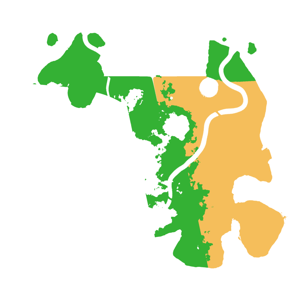 Biome Rust Map: Procedural Map, Size: 3000, Seed: 54594