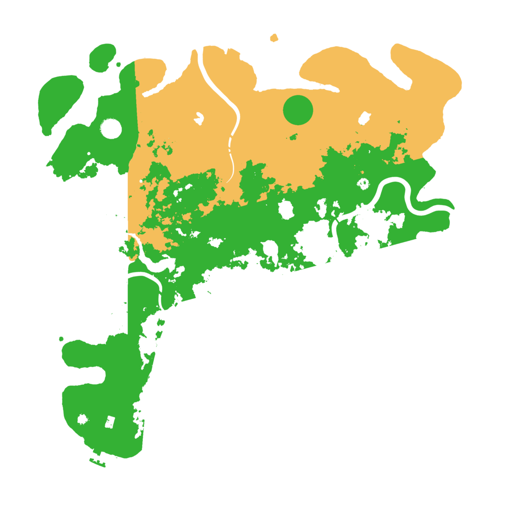 Biome Rust Map: Procedural Map, Size: 4500, Seed: 2026132581