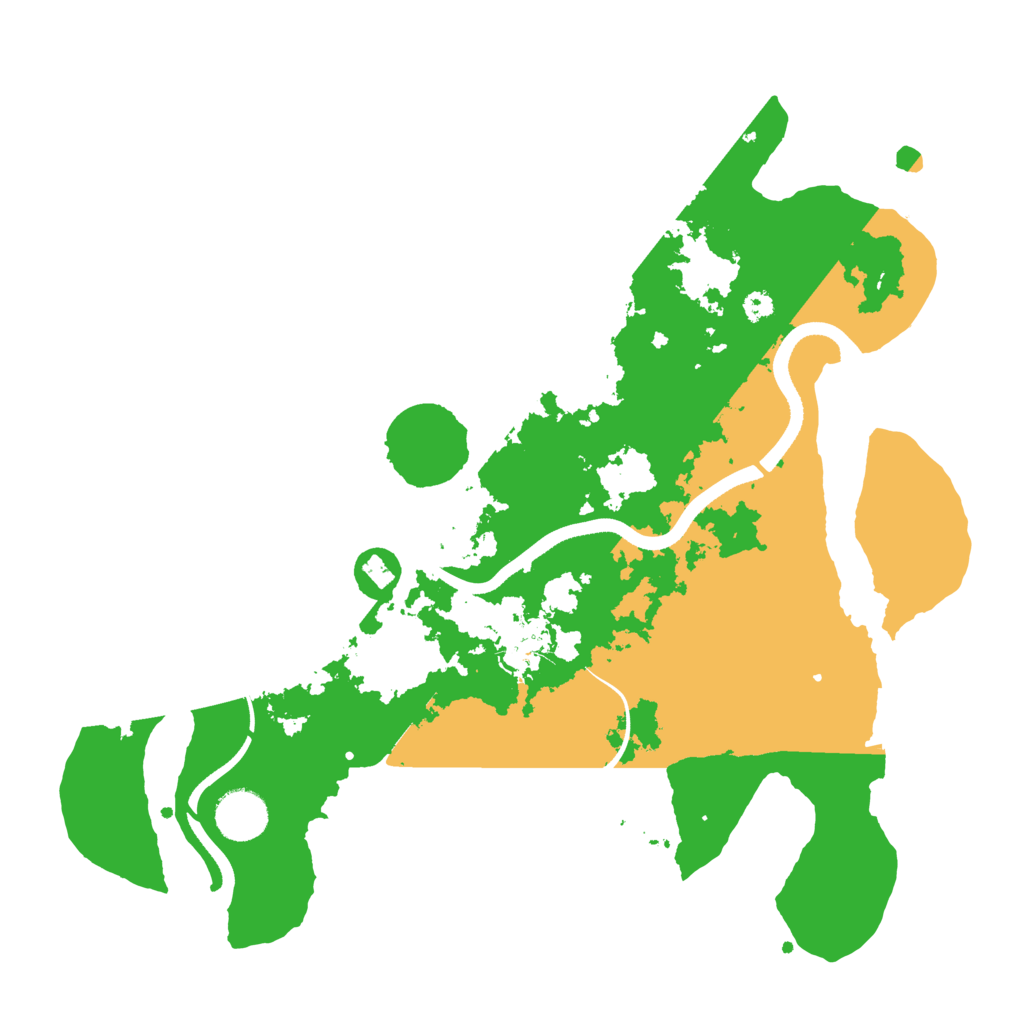 Biome Rust Map: Procedural Map, Size: 3500, Seed: 1927261613