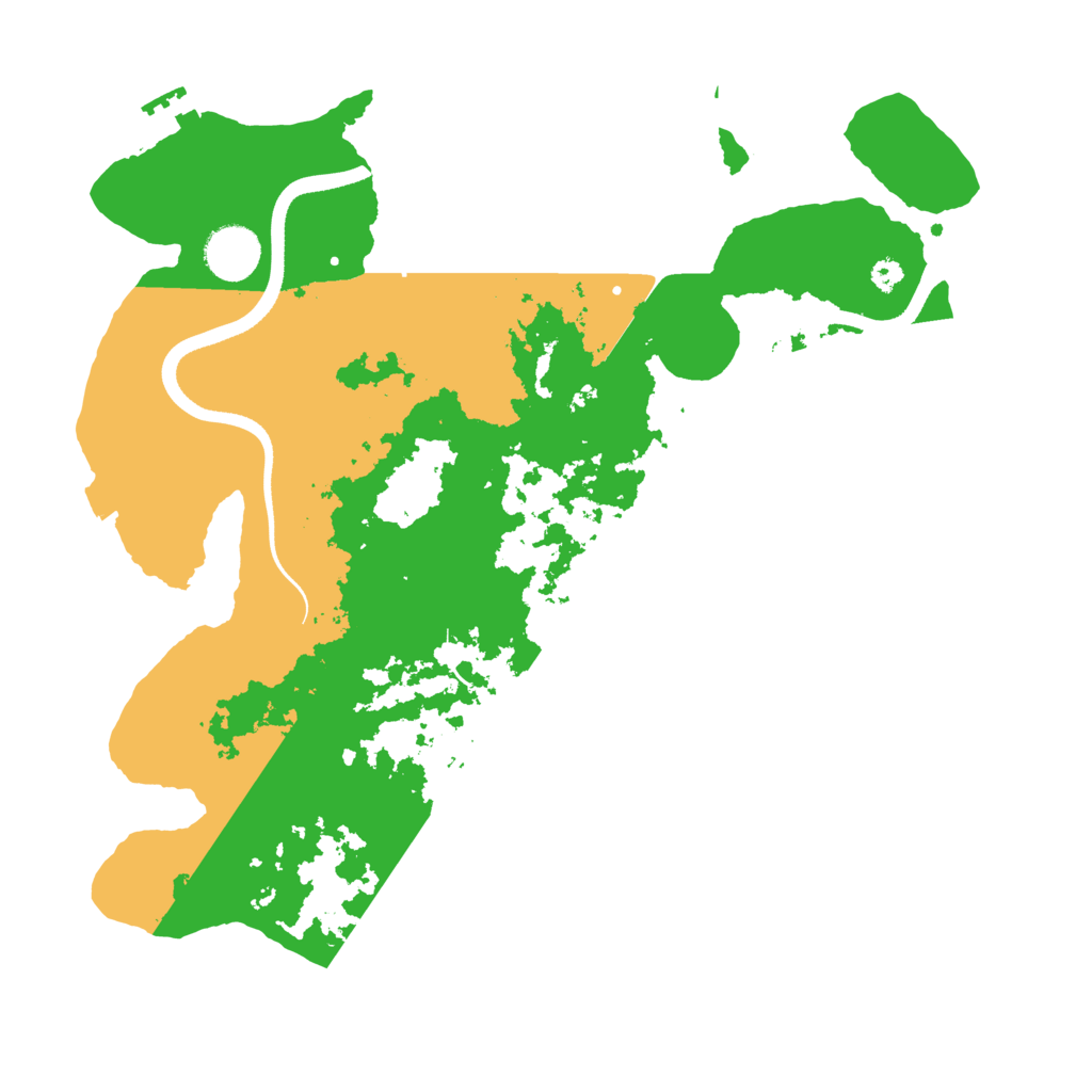 Biome Rust Map: Procedural Map, Size: 3500, Seed: 808140641