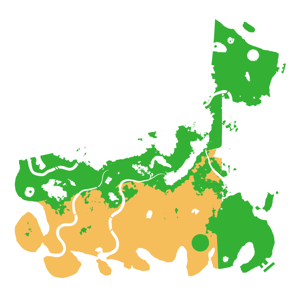 Biome Rust Map: Procedural Map, Size: 4500, Seed: 1829902009