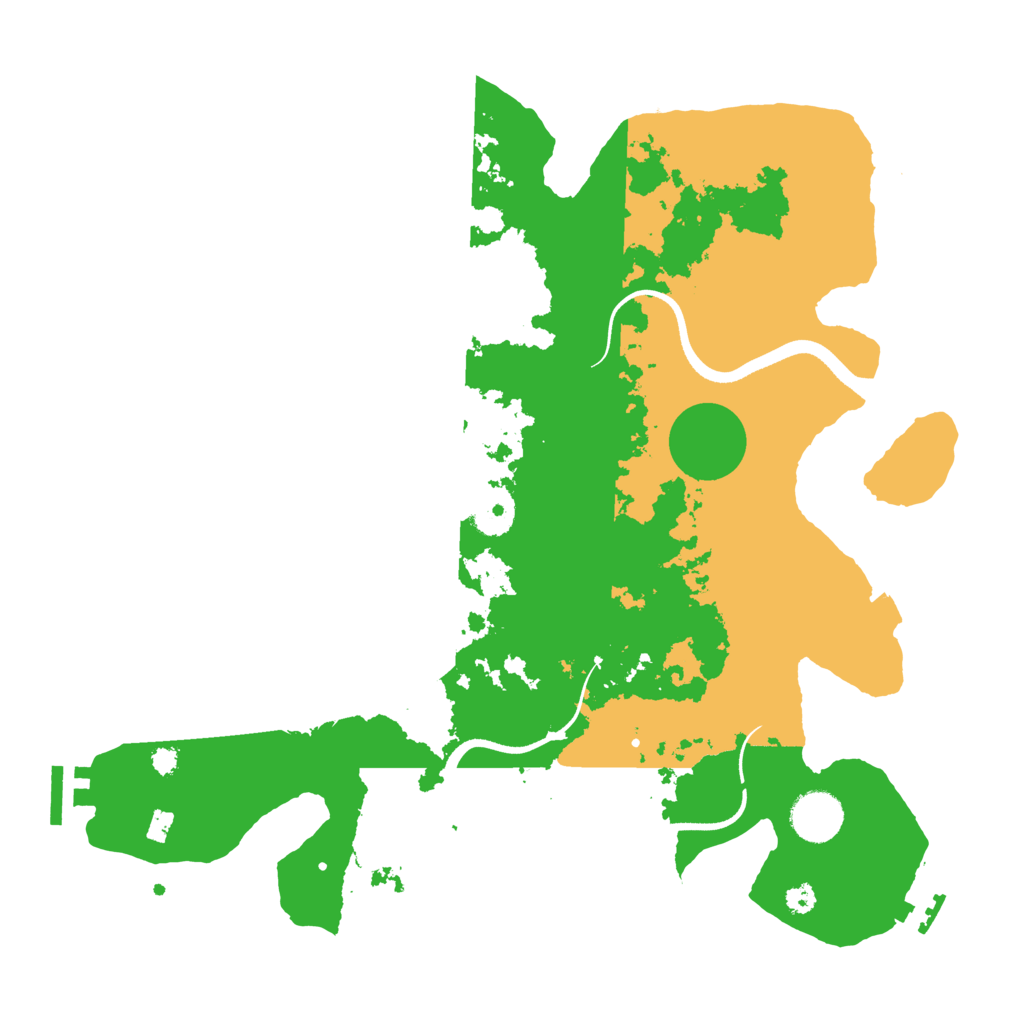 Biome Rust Map: Procedural Map, Size: 3500, Seed: 1662950