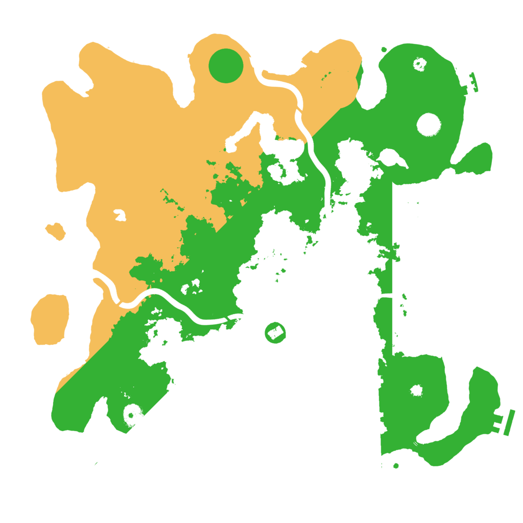 Biome Rust Map: Procedural Map, Size: 4000, Seed: 1821393893