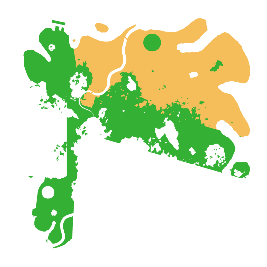 Biome Rust Map: Procedural Map, Size: 4000, Seed: 15624441