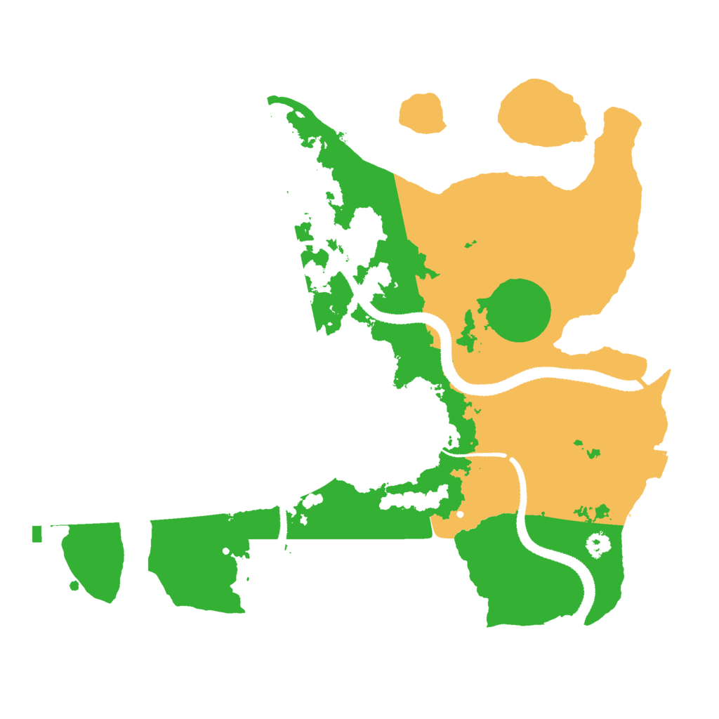 Biome Rust Map: Procedural Map, Size: 3000, Seed: 41258