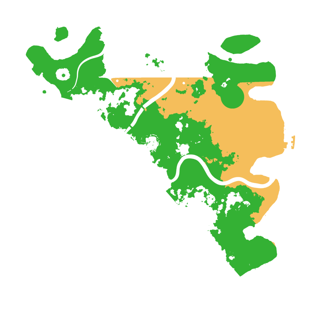 Biome Rust Map: Procedural Map, Size: 3500, Seed: 1305486069