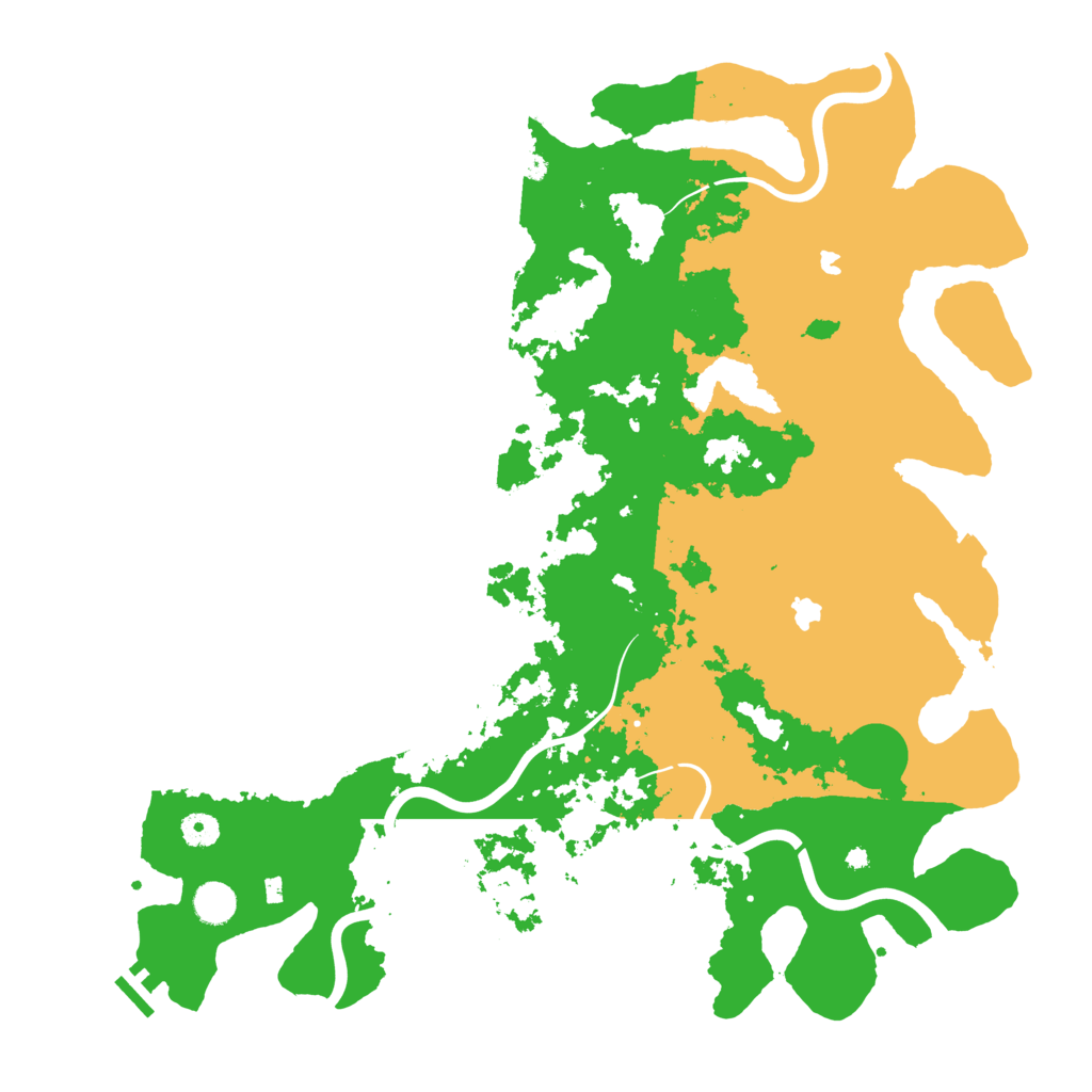 Biome Rust Map: Procedural Map, Size: 4500, Seed: 59639