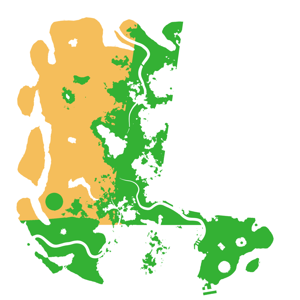 Biome Rust Map: Procedural Map, Size: 4500, Seed: 221770243
