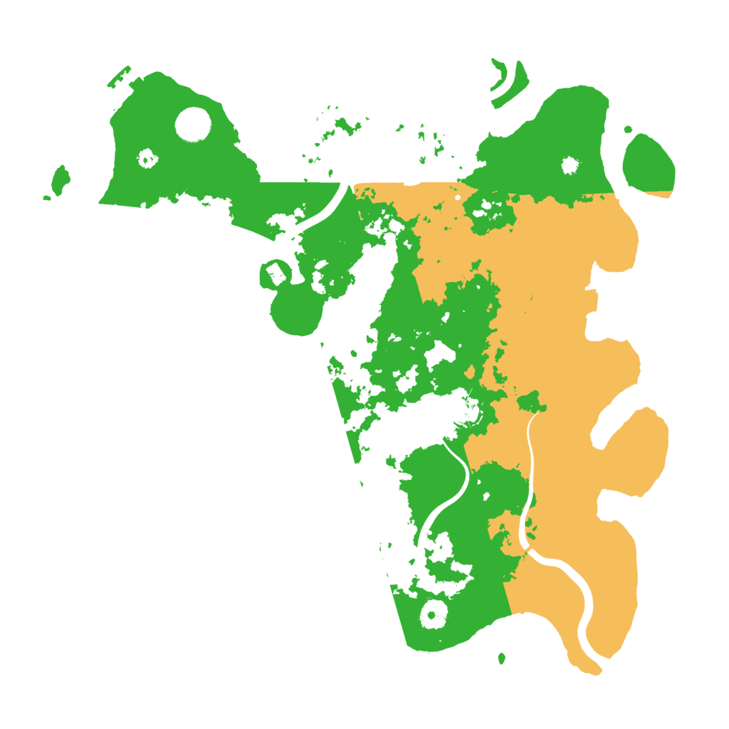 Biome Rust Map: Procedural Map, Size: 3800, Seed: 1109241941