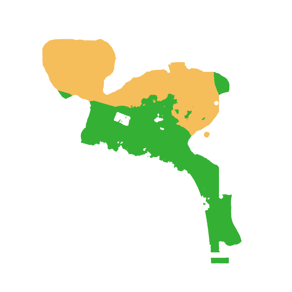 Biome Rust Map: Procedural Map, Size: 2047, Seed: 2147483647