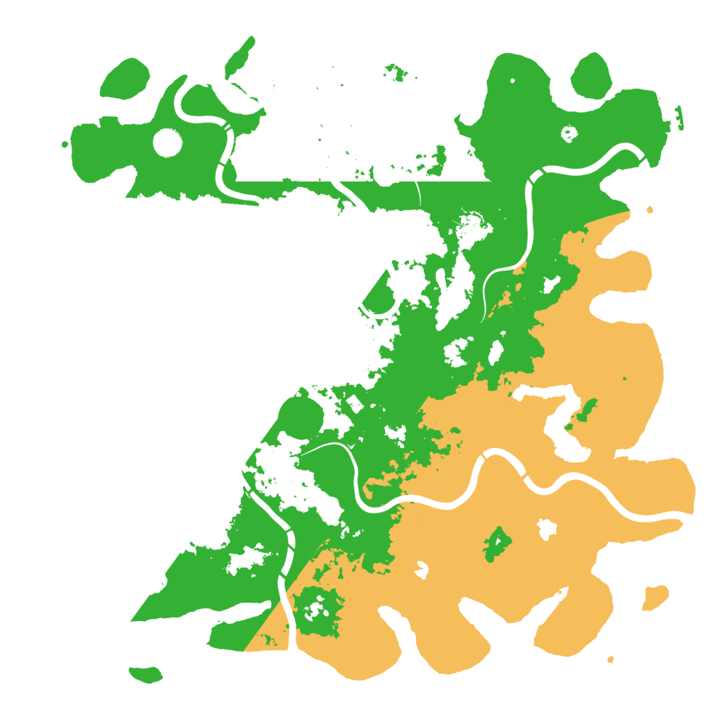 Biome Rust Map: Procedural Map, Size: 4500, Seed: 441873918