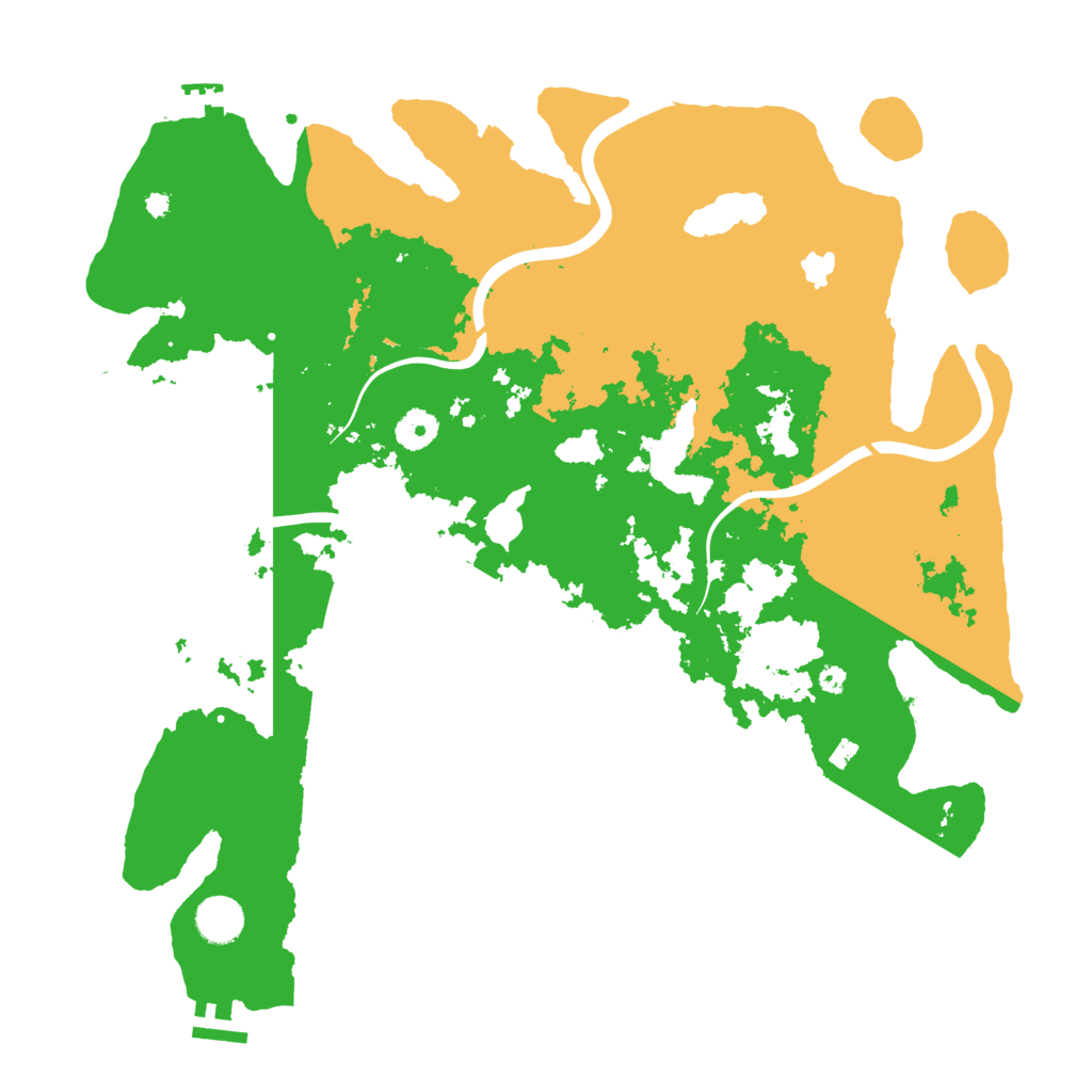Biome Rust Map: Procedural Map, Size: 4000, Seed: 1982823622