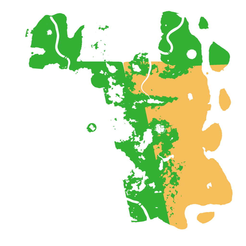 Biome Rust Map: Procedural Map, Size: 4500, Seed: 1954509584